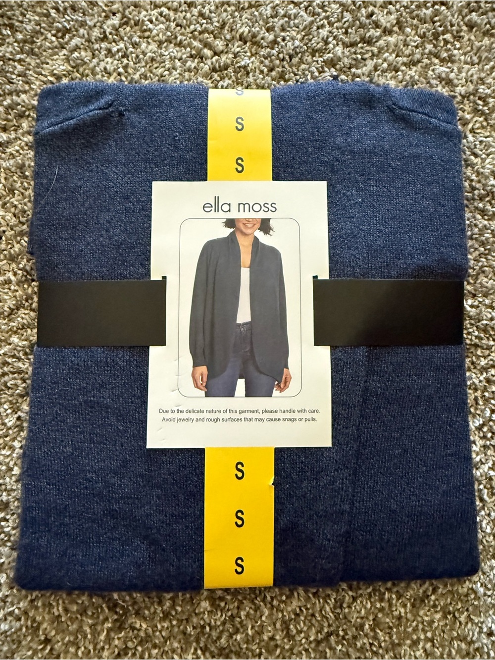 Ella Moss Indigo Open Cardigan